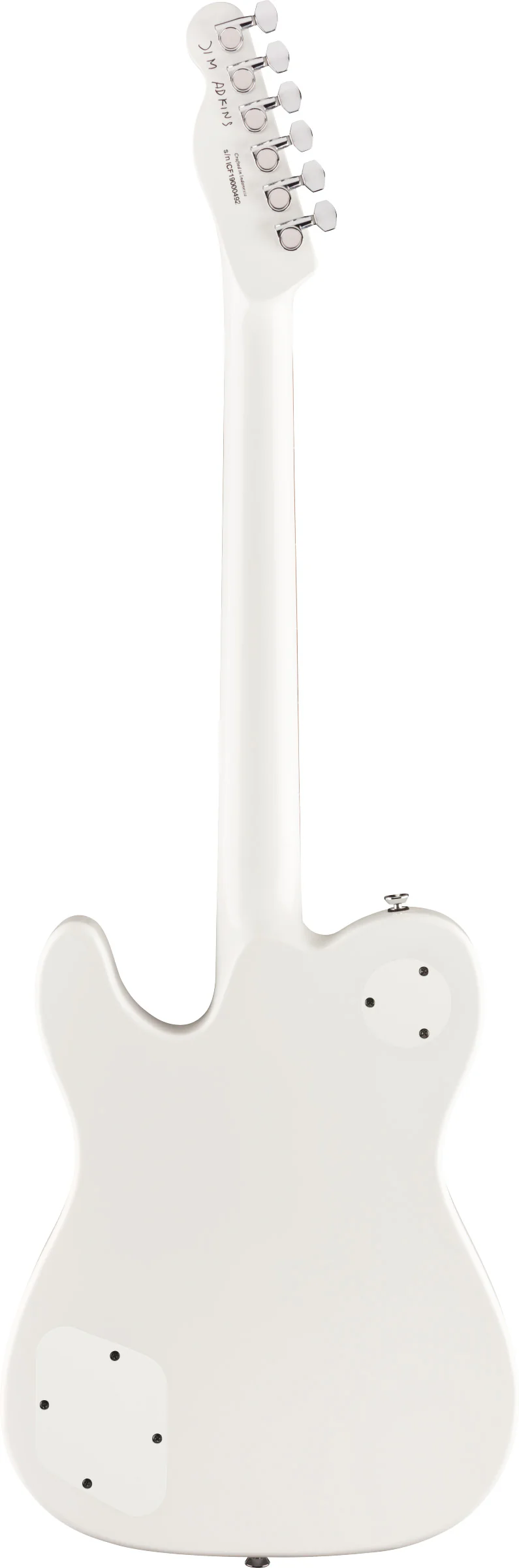 FENDER JA90 JIM ADKINS TELECASTER THINLINE IL GUITARRA ELECTRICA BLANCA - Image 2