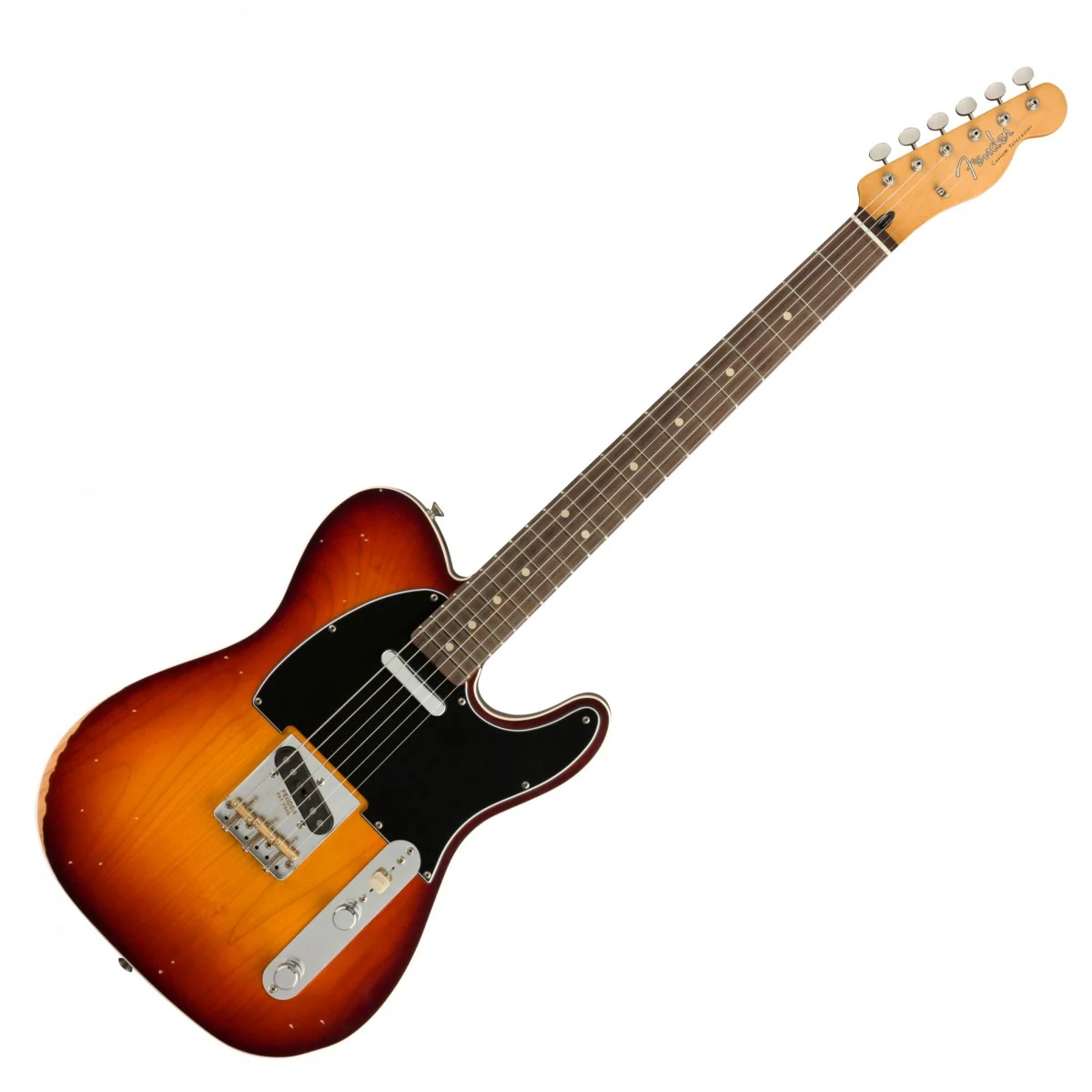 FENDER JASON ISBELL CUSTOM TELECASTER RW GUITARRA ELECTRICA 3 COLOR CHOCOLATE BURST - Image 7