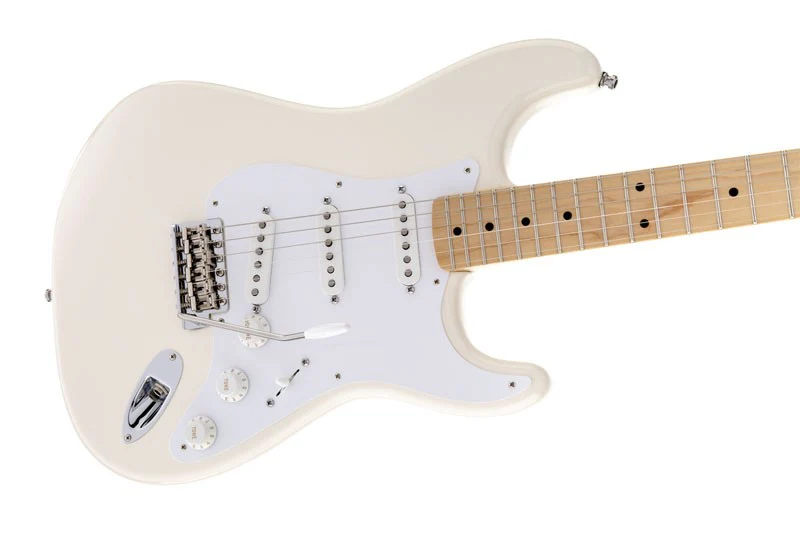 FENDER JIMMIE VAUGHAN TEX MEX STRATOCASTER MN GUITARRA ELECTRICA OLYMPIC WHITE - Image 3