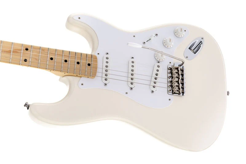 FENDER JIMMIE VAUGHAN TEX MEX STRATOCASTER MN GUITARRA ELECTRICA OLYMPIC WHITE - Image 5