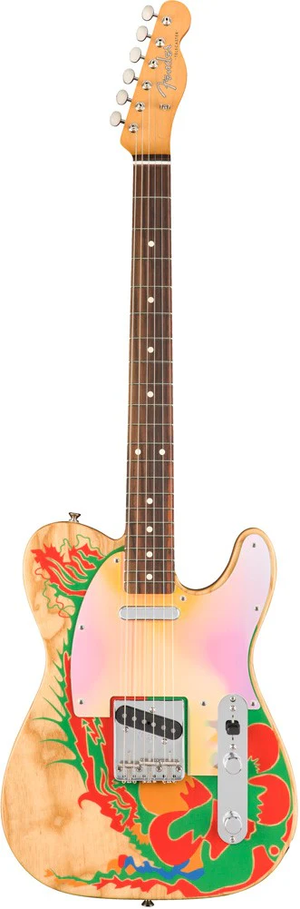 FENDER JIMMY PAGE TELECASTER RW GUITARRA ELECTRICA NATURAL DRAGON