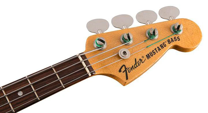FENDER JMJ ROAD WORN MUSTANG BASS RW BAJO ELECTRICO FADED DAPHNE BLUE - Image 5