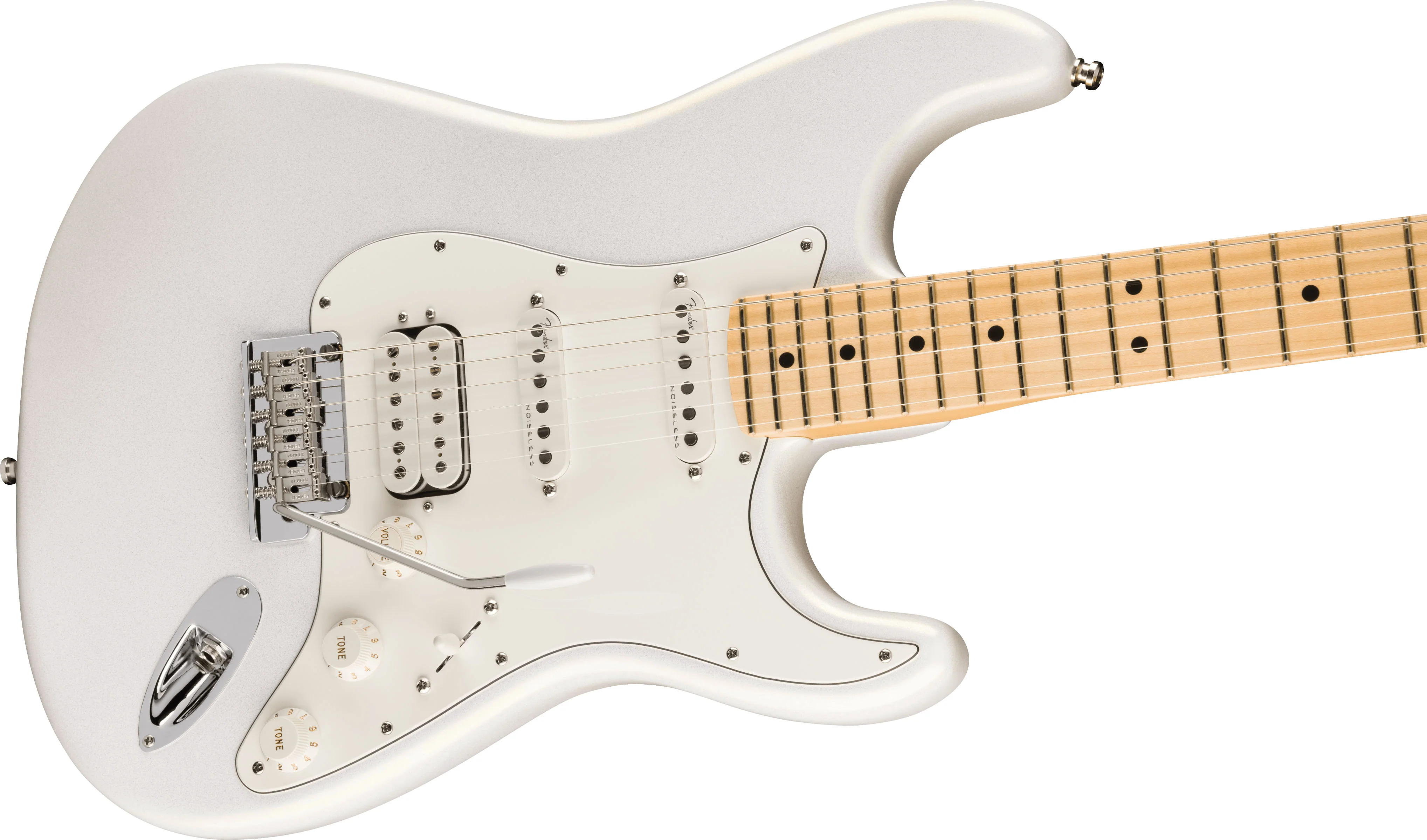 FENDER JUANES STRATOCASTER MN GUITARRA ELECTRICA LUNA WHITE - Image 3