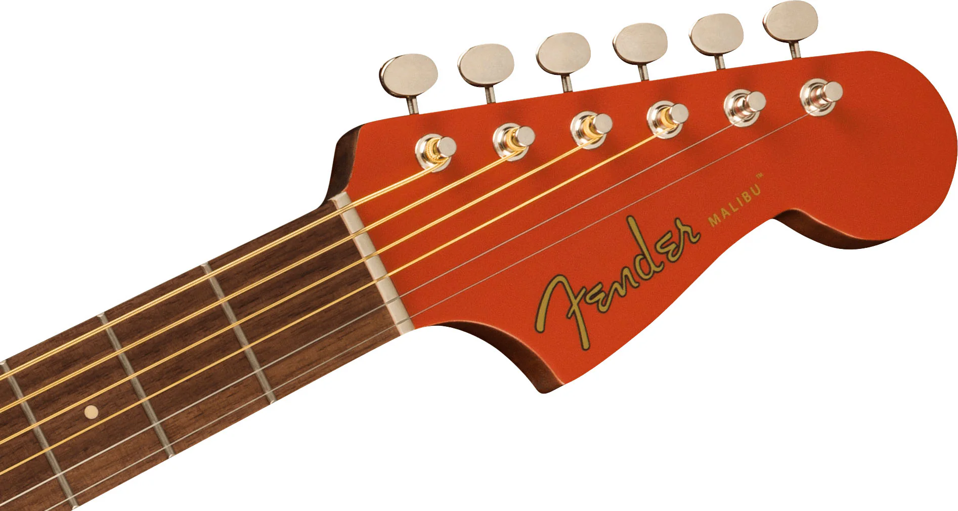FENDER MALIBU PLAYER WN GUITARRA ELECTROACUSTICA FIESTA RED - Image 6