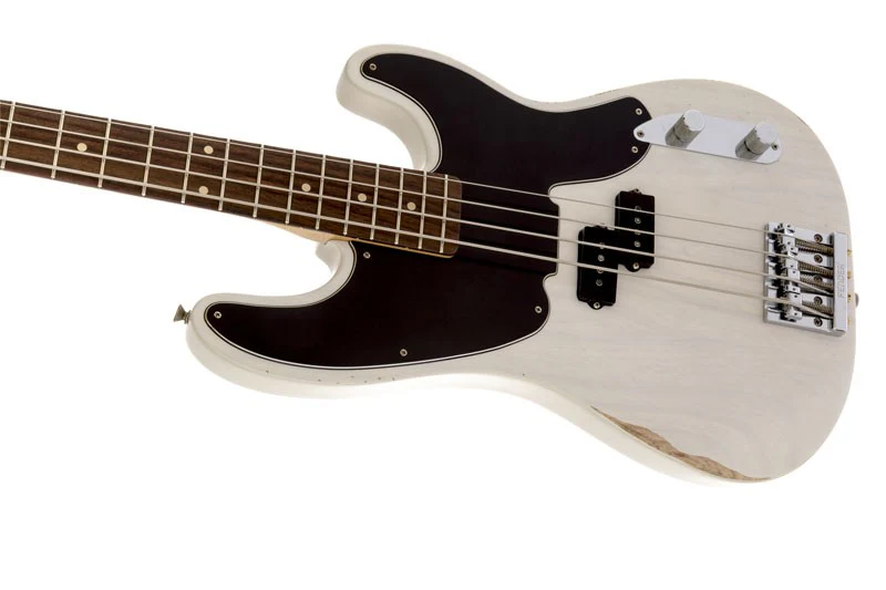 FENDER MIKE DIRNT ROAD WORN PRECISION BASS RW BAJO ELECTRICO WHITE BLONDE - Image 5