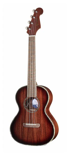 FENDER MONTECITO UKELELE ELECTRIFICADO TENOR SHADED EDGE BURST - Image 10