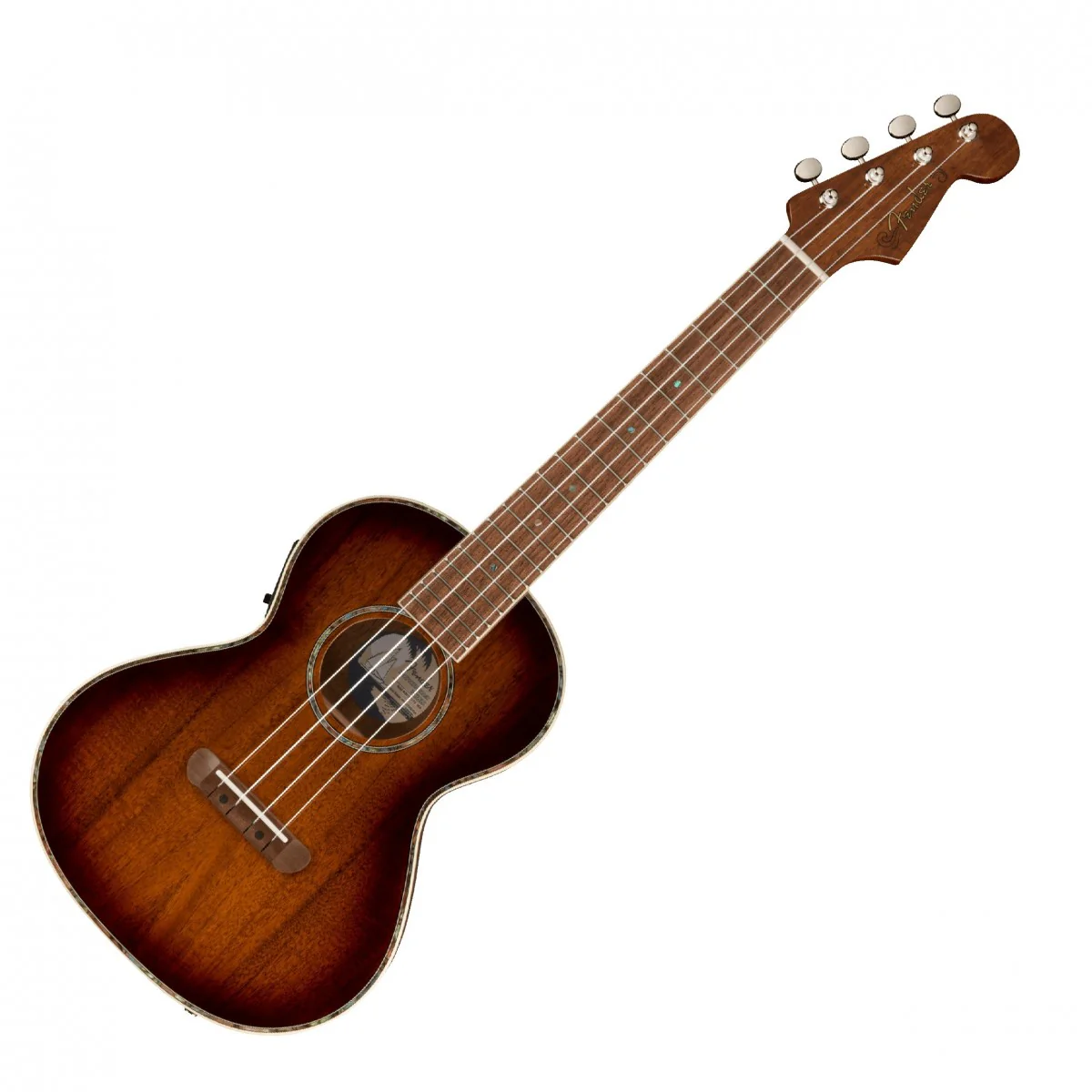 FENDER MONTECITO UKELELE ELECTRIFICADO TENOR SHADED EDGE BURST - Image 20