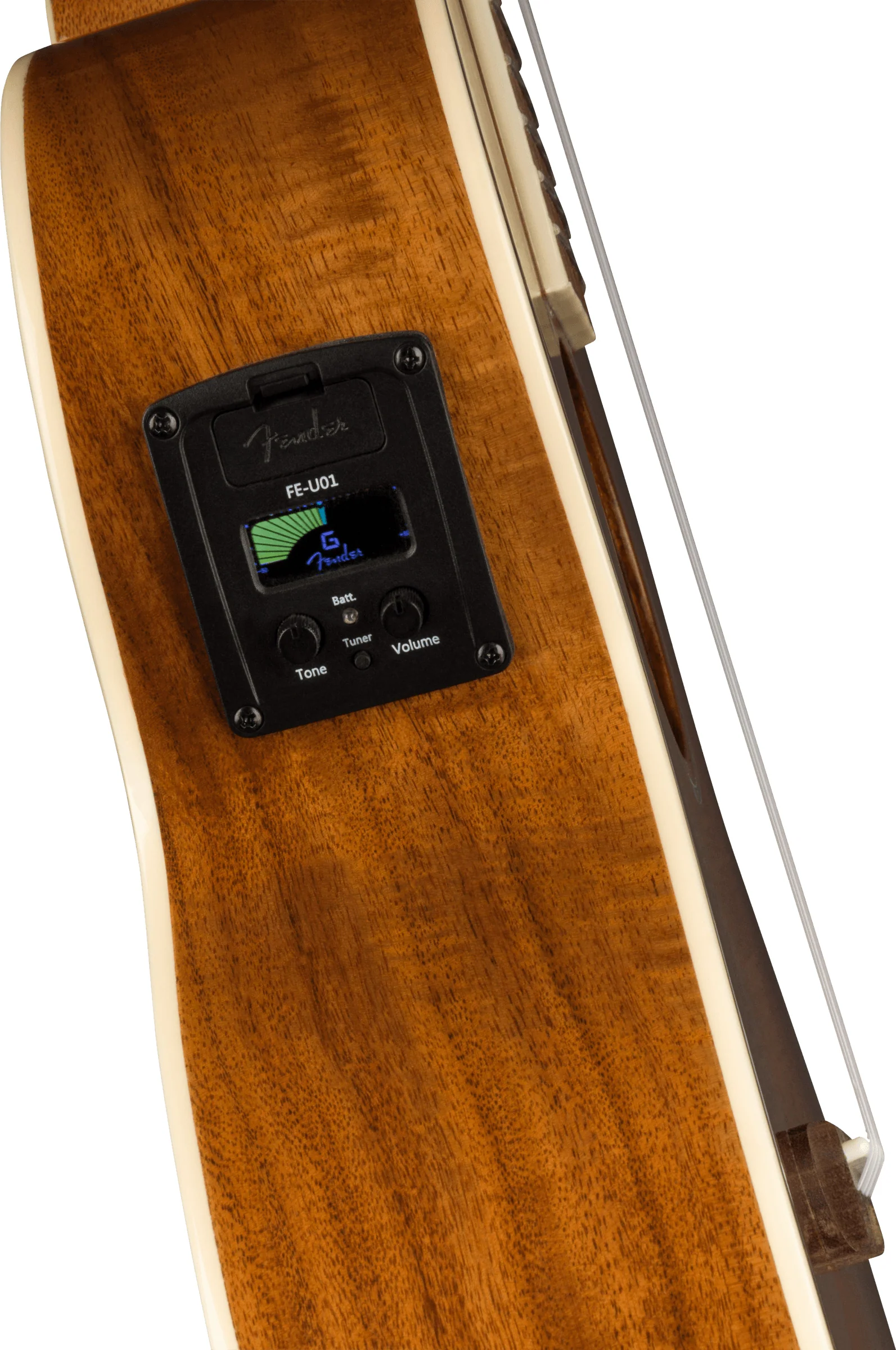 FENDER MONTECITO UKELELE ELECTRIFICADO TENOR SHADED EDGE BURST - Image 7