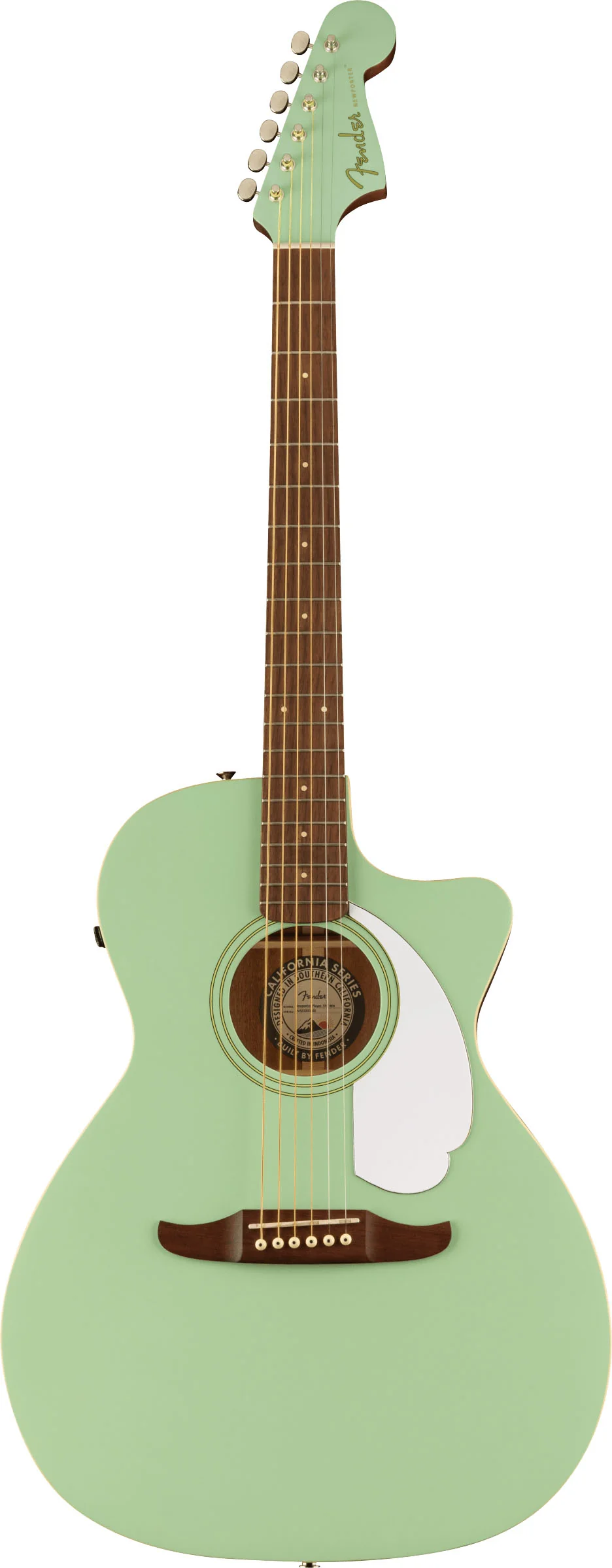 FENDER NEWPORTER PLAYER WN GUITARRA ELECTROACUSTICA SURF GREEN