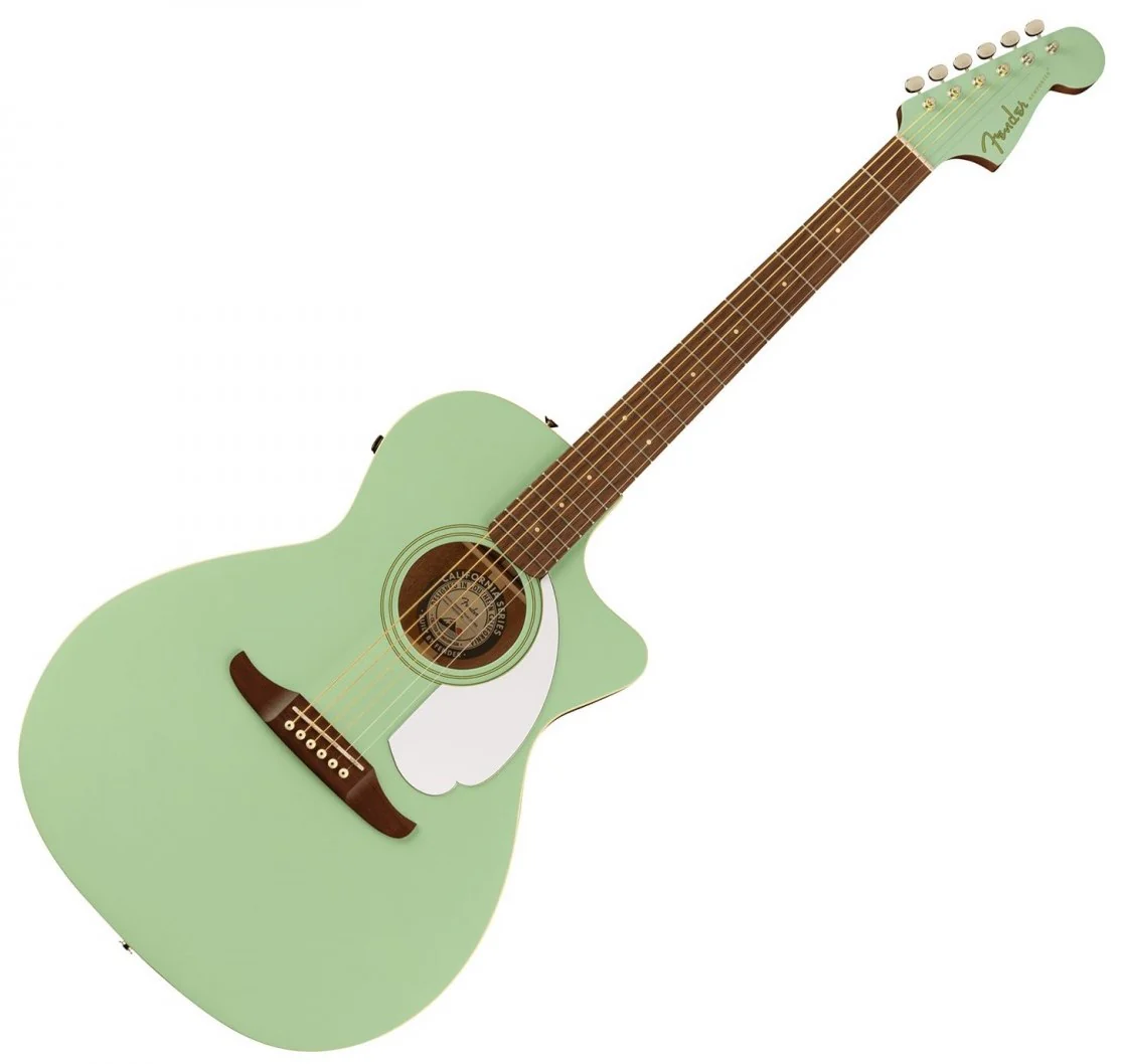 FENDER NEWPORTER PLAYER WN GUITARRA ELECTROACUSTICA SURF GREEN - Image 8