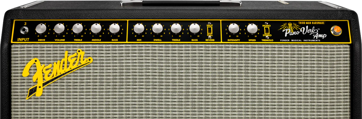 FENDER PANO VERB JACK WHITE AMPLIFICADOR GUITARRA - Image 3