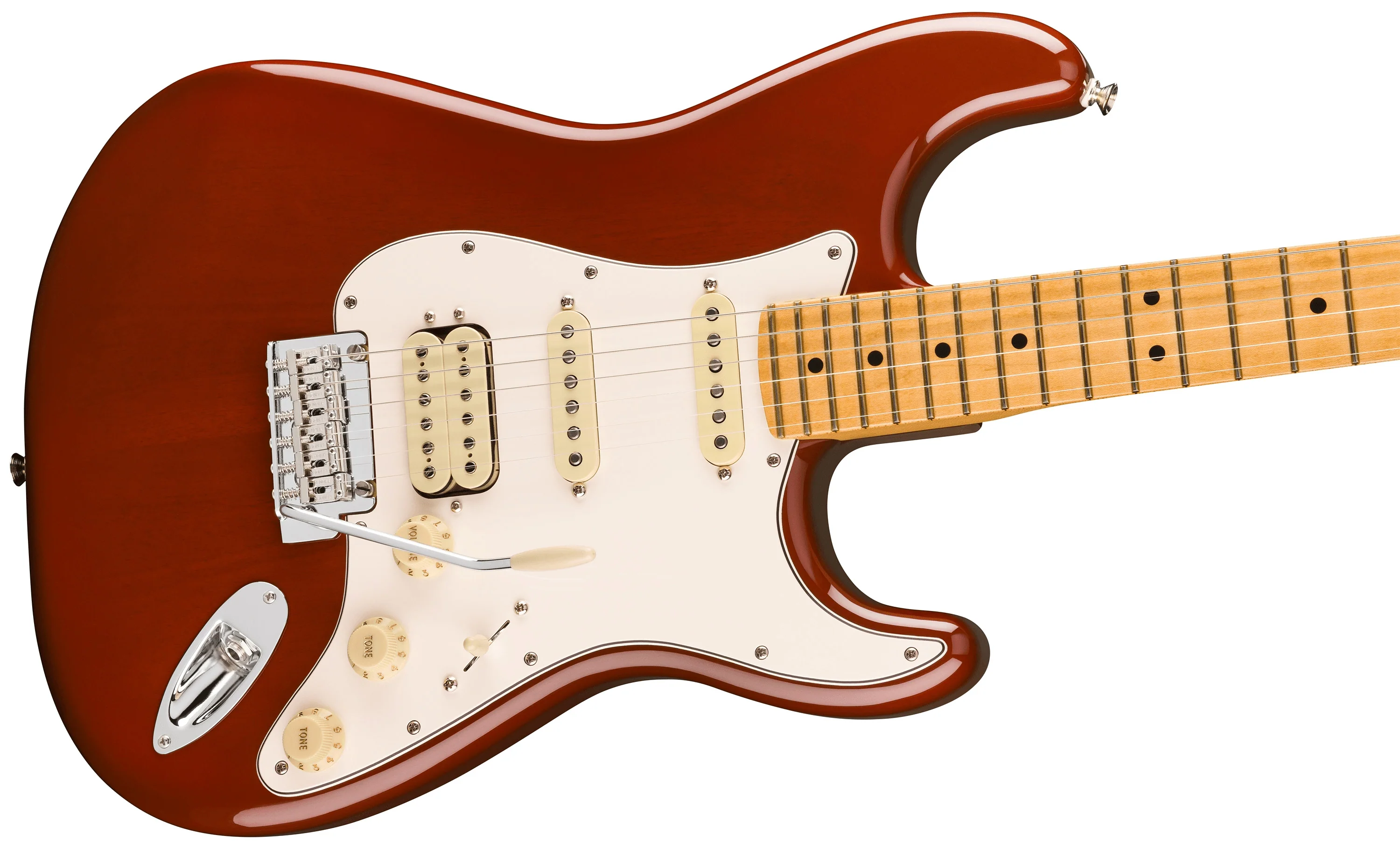 FENDER PLAYER II STRATOCASTER HSS MN GUITARRA ELECTRICA TRANSPARENT MOCHA BURST - Image 3