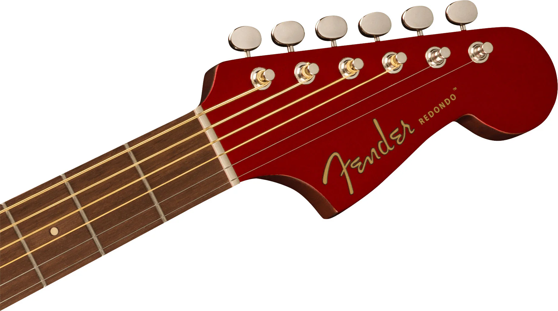 FENDER REDONDO PLAYER WN GUITARRA ELECTROACUSTICA CANDY APPLE RED - Image 6