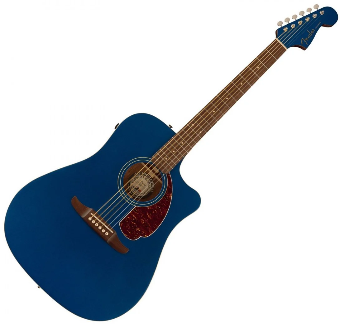 FENDER REDONDO PLAYER WN GUITARRA ELECTROACUSTICA LAKE PLACID BLUE - Image 8