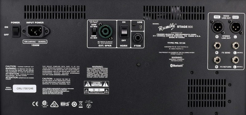 FENDER RUMBLE STAGE 800 AMPLIFICADOR BAJO - Image 7