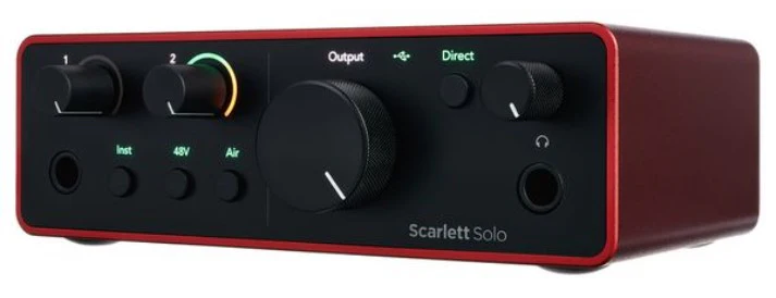 FOCUSRITE SCARLETT SOLO 4TH GENERATION INTERFAZ DE AUDIO USB - Image 10