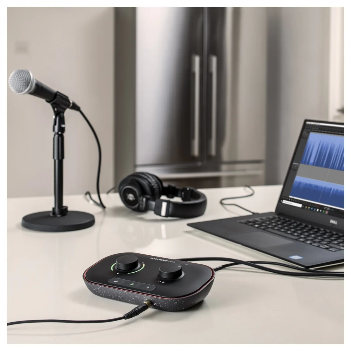 FOCUSRITE VOCASTER ONE STUDIO INTERFAZ DE AUDIO PARA PODCAST CON MICROFONO Y AURICULARES. - Image 15