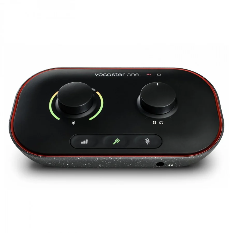 FOCUSRITE VOCASTER ONE STUDIO INTERFAZ DE AUDIO PARA PODCAST CON MICROFONO Y AURICULARES. - Image 6