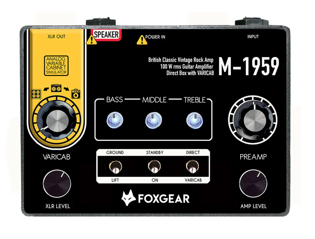 FOXGEAR M1959 MINIAMPLIFICADOR GUITARRA PEDAL.