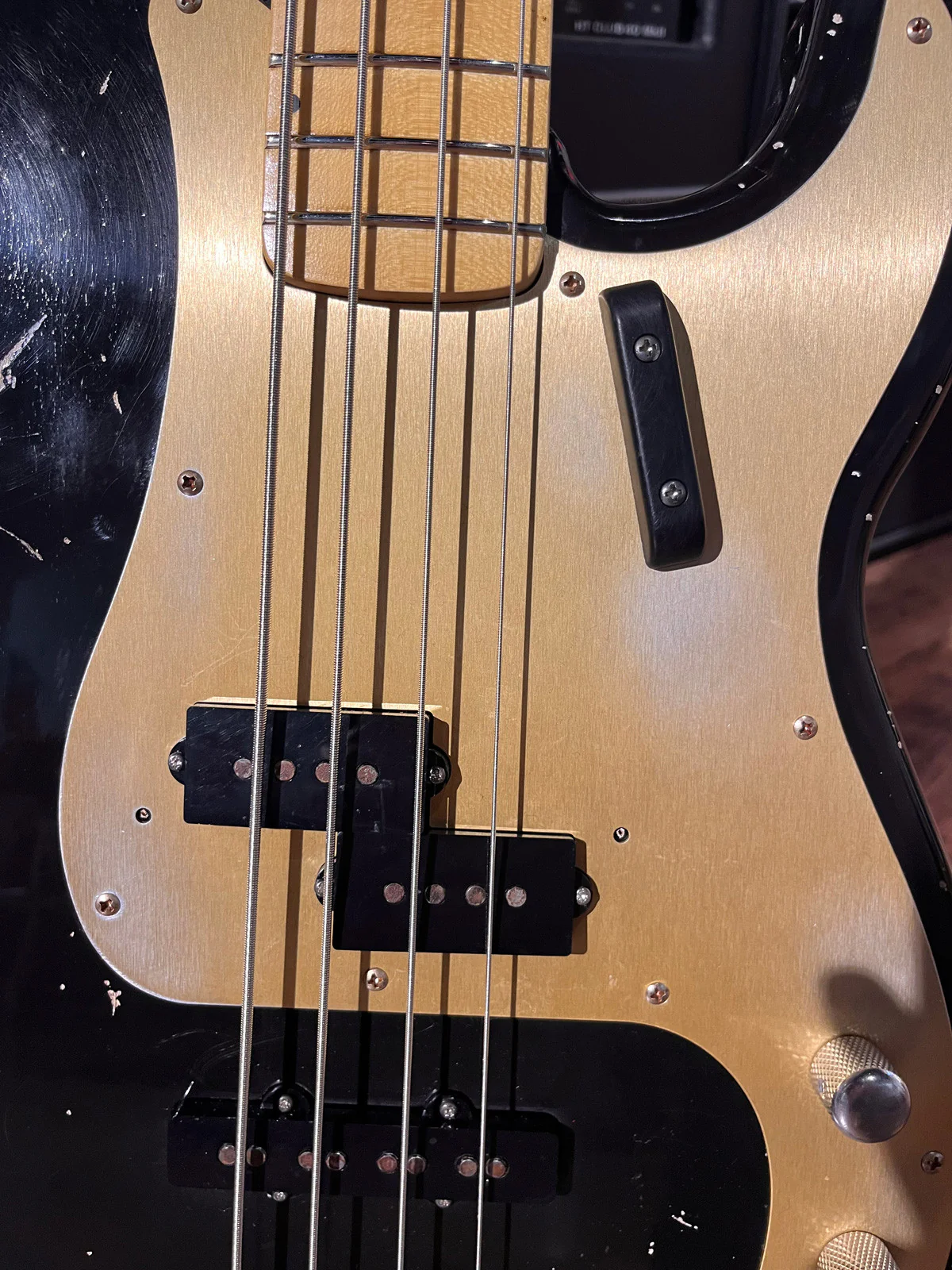FRANCHIN GUITARS JUPITER STANDARD MN BAJO ELECTRICO NEGRO MEDIUM RELIC. - Image 4