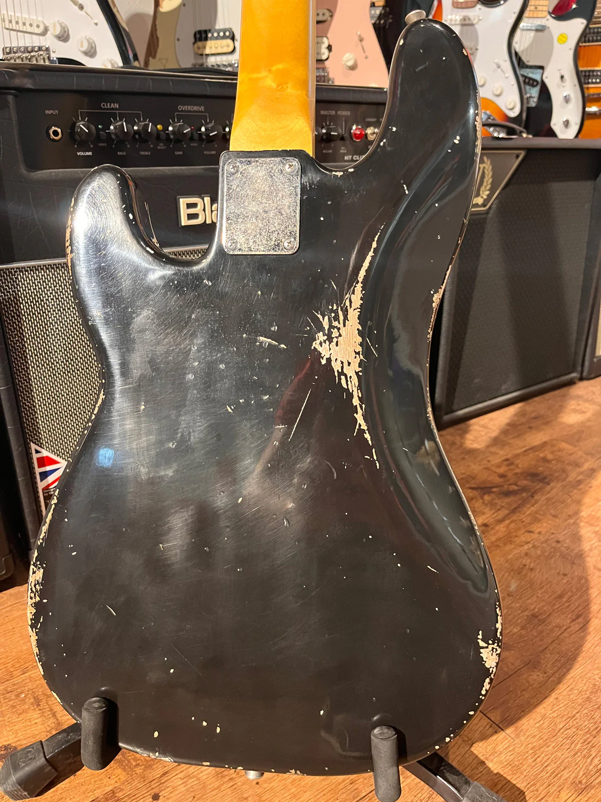 FRANCHIN GUITARS JUPITER STANDARD MN BAJO ELECTRICO NEGRO MEDIUM RELIC. - Image 6