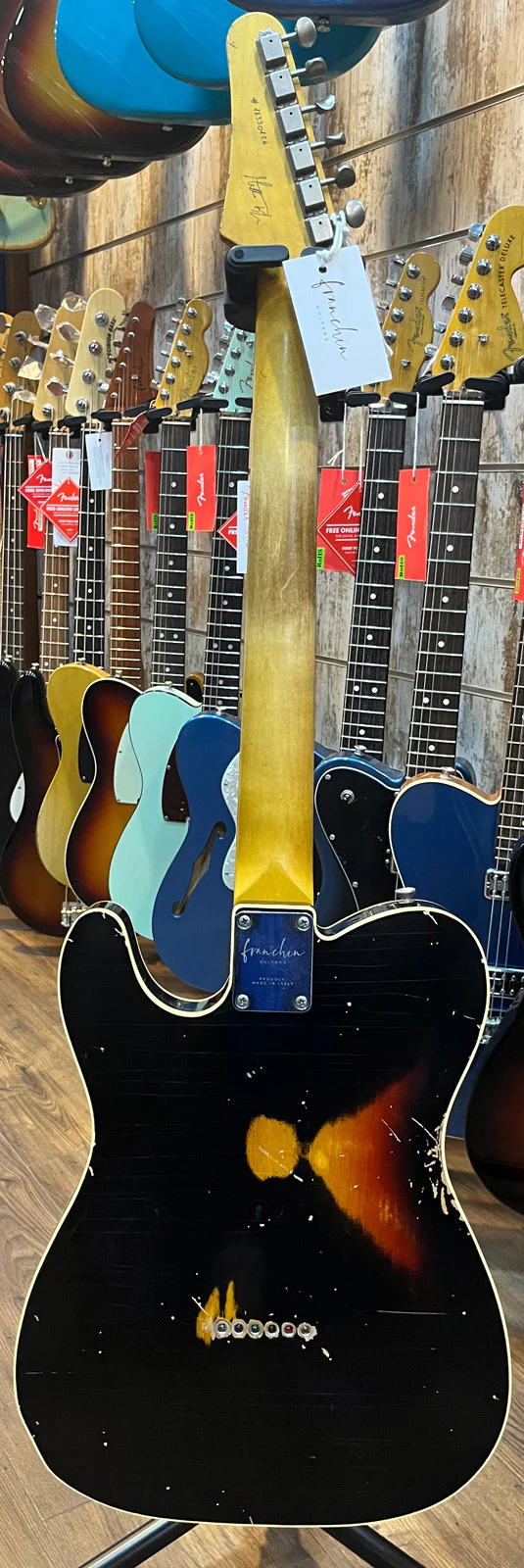 FRANCHIN GUITARS MARS CLASSIC CUSTOM 60 RW GUITARRA ELECTRICA BLACK OVER 3TS. - Image 2