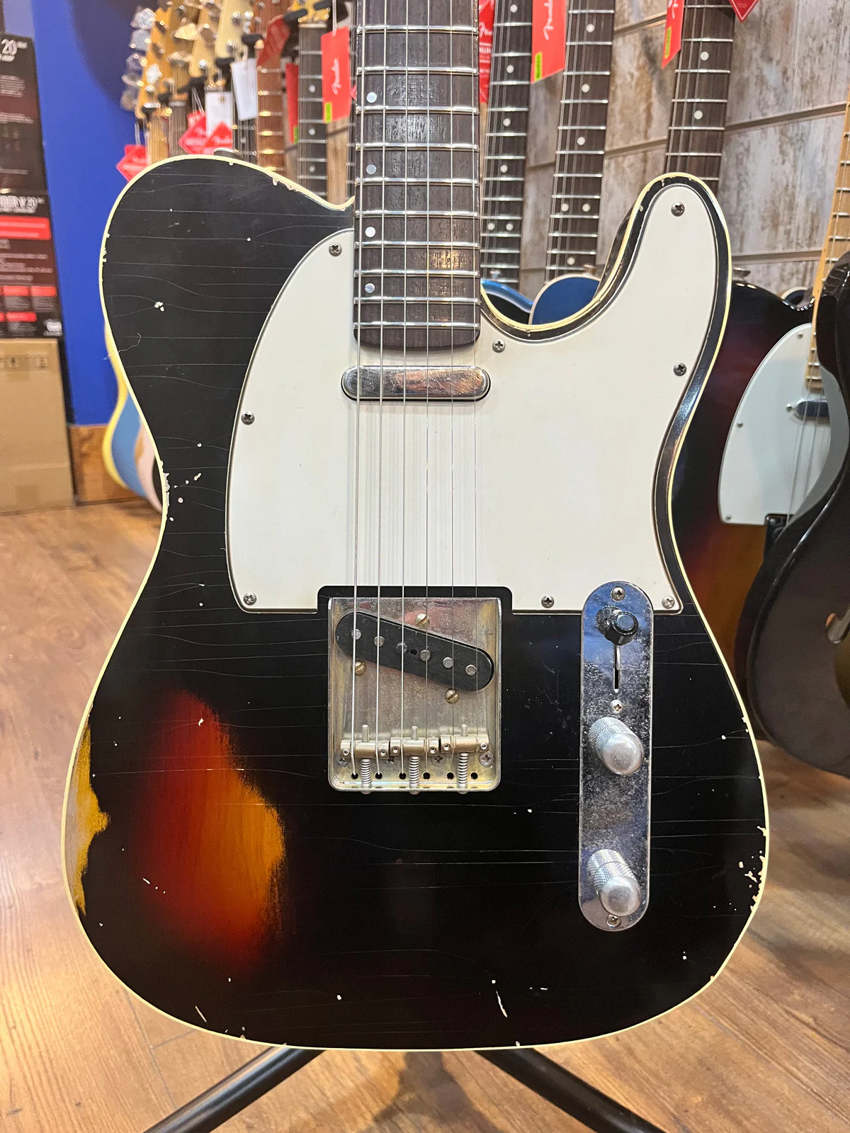 FRANCHIN GUITARS MARS CLASSIC CUSTOM 60 RW GUITARRA ELECTRICA BLACK OVER 3TS. - Image 3