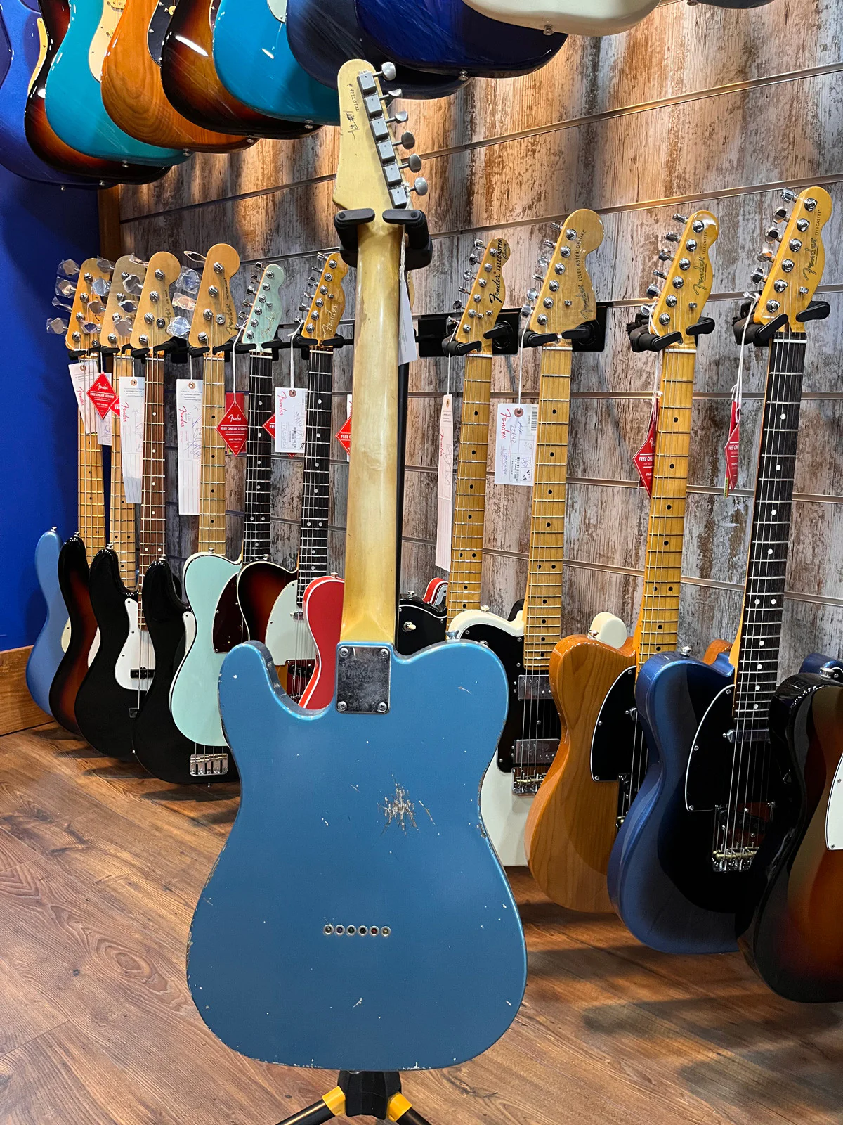 FRANCHIN GUITARS MARS STANDARD RW GUITARRA ELECTRICA LAKE PLACID BLUE MEDIUM RELIC. - Image 6