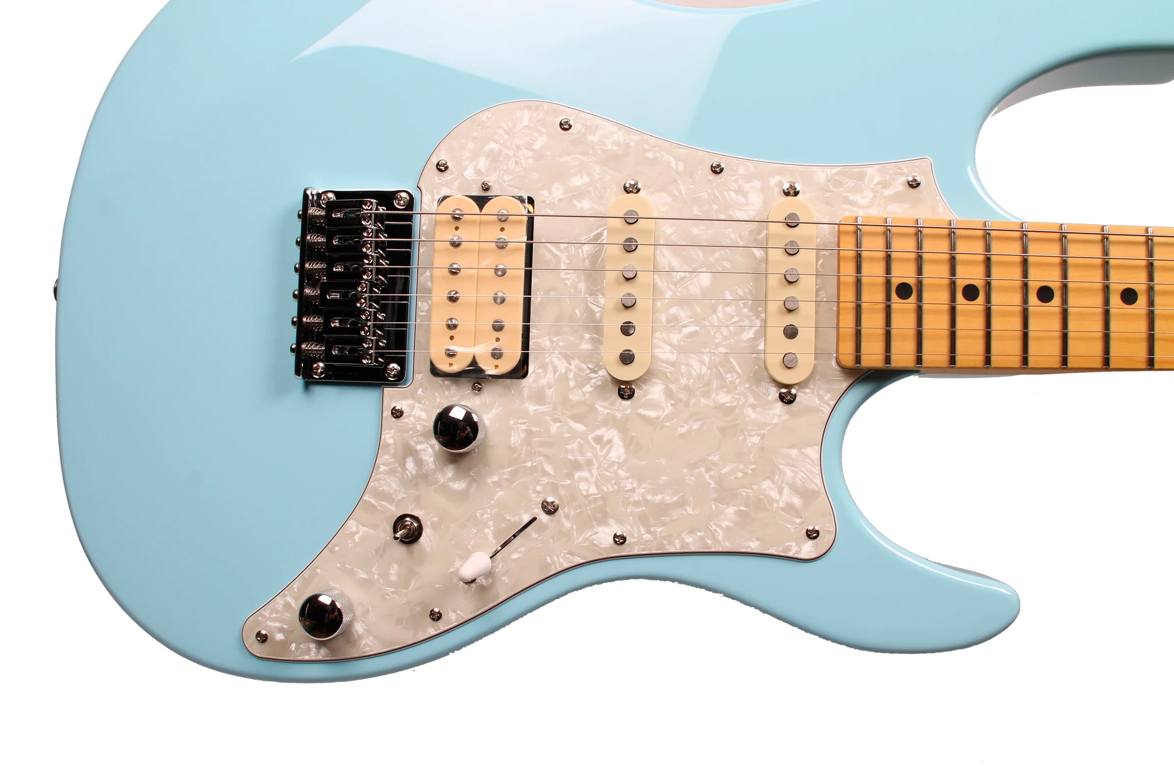 FUJIGEN BOS-M/MBU GUITARRA ELECTRICA MINT BLUE - Image 4
