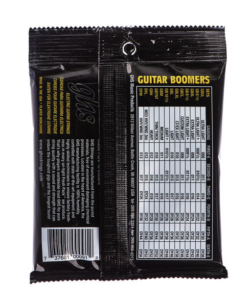 GHS GBXL BOOMER JUEGO CUERDAS GUITARRA ELECTRICA 009-042 - Image 2