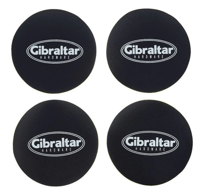 GIBRALTAR SCBPL VINYL BEATER SET DE 4 PADS DE VINILO PARA BOMBO