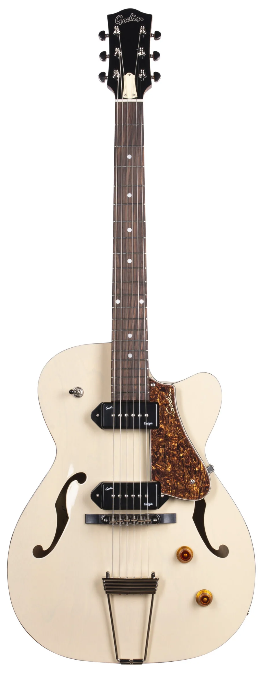 GODIN 5TH AVENUE TL KINGPIN P90 TC HG THINLINE GUITARRA ELECTRICA TRANS CREAM