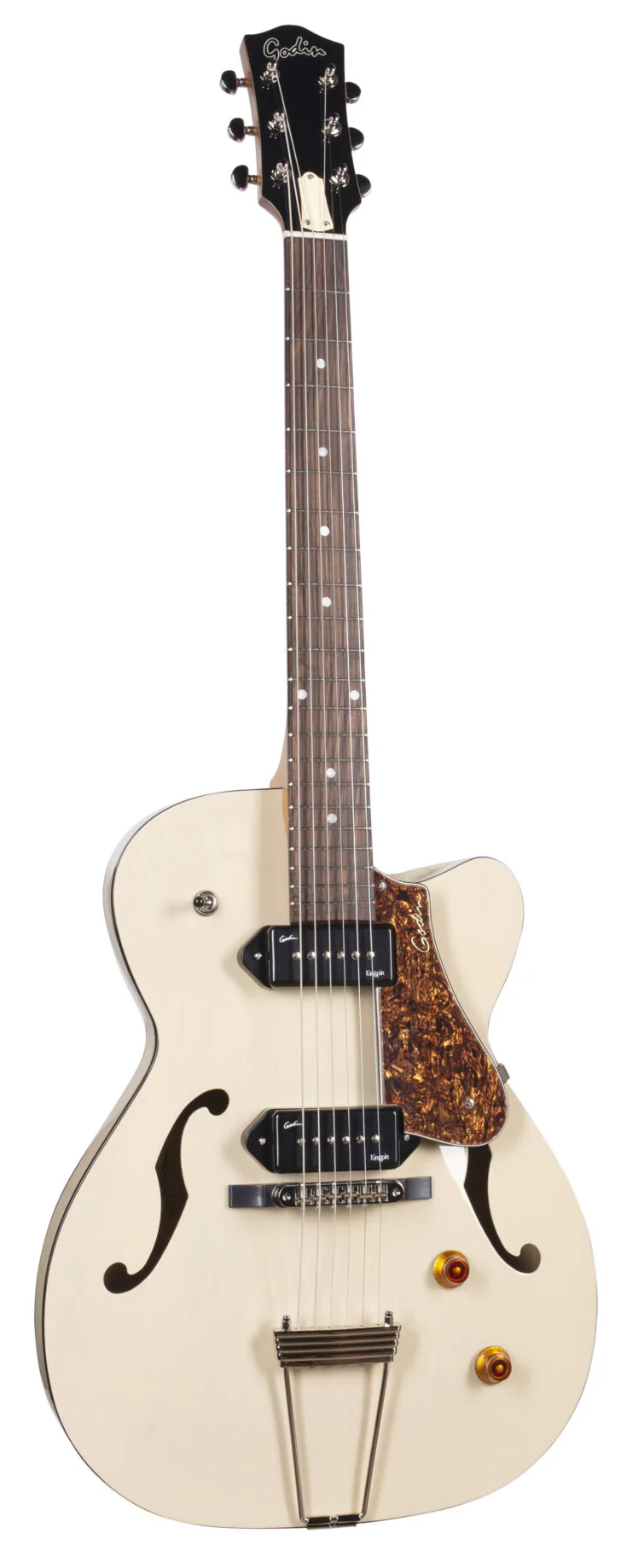 GODIN 5TH AVENUE TL KINGPIN P90 TC HG THINLINE GUITARRA ELECTRICA TRANS CREAM - Image 2