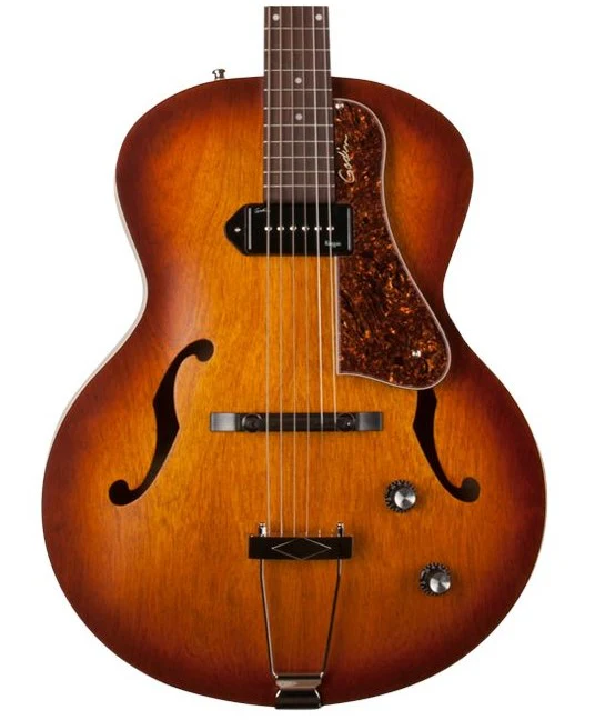 GODIN LP5AVEP90SUN KINGPIN SP90 GUITARRA ELECTRICA COGNAC BURST - Image 4
