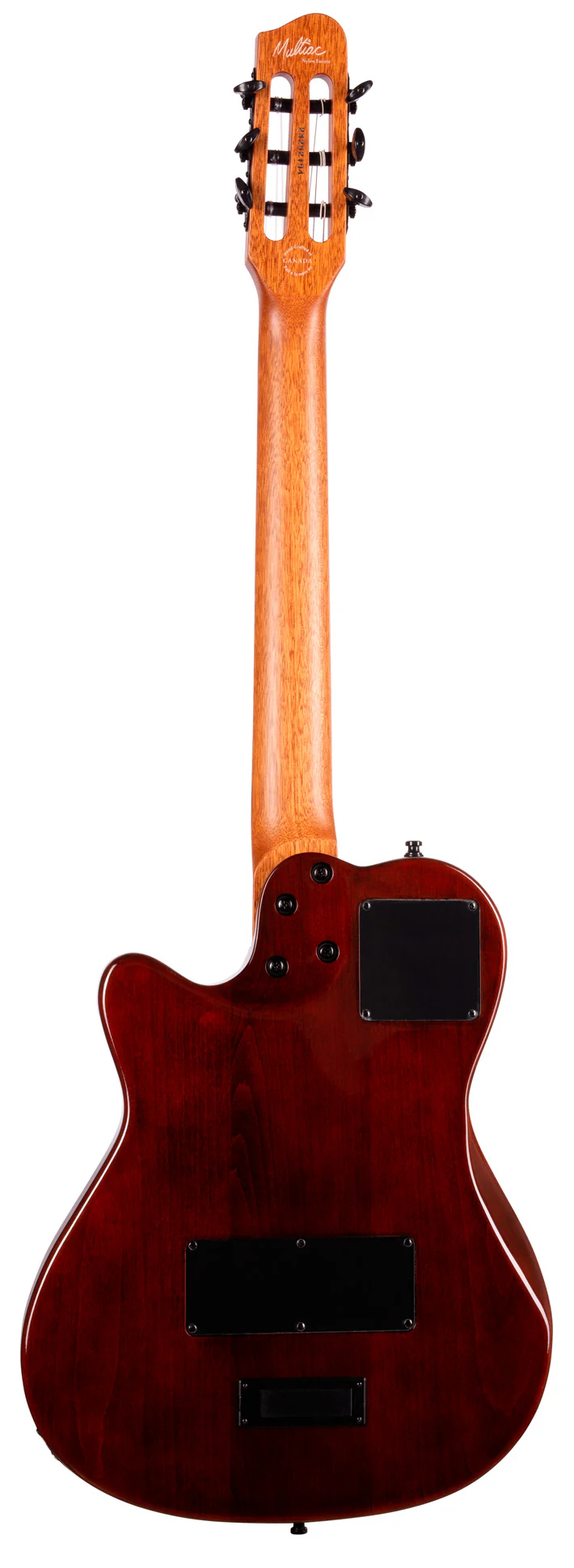 GODIN MULTIAC MUNDIAL KBS GUITARRA ESPAÑOLA ELECTRIFICADA KANYON BURST - Image 2