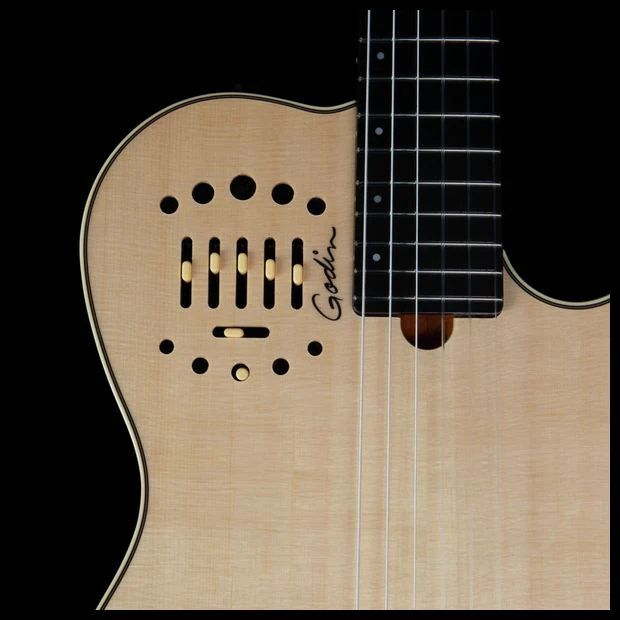 GODIN MULTIAC NYLON DELUXE GUITARRA ESPAÑOLA ELECTRIFICADA NATURAL - Image 4