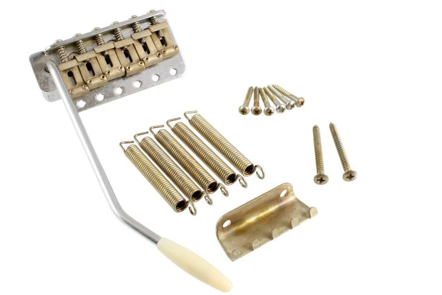 GOTOH SB0202007 GE101TS VINTAGE STYLE TREMOLO STEEL BLOCK AGED CHROME HARDWARE 2-3/16 STRING