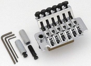 GOTOH SB5300010 LOCKING TREMOLO SYSTEM CHROME 1-5/8 LOCK NUT 2-1/8 STRING SPACING 2-29/32 STU