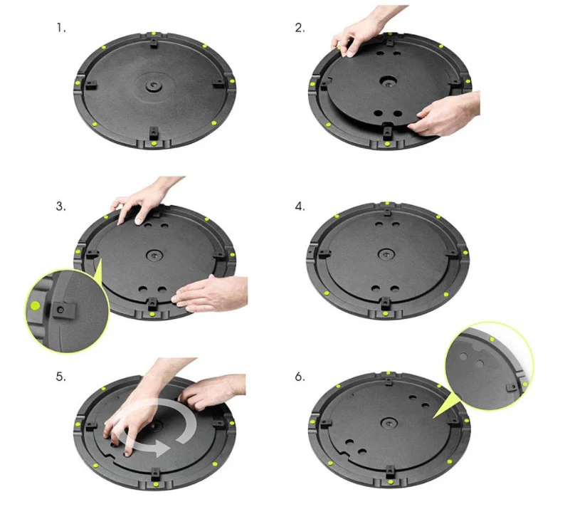 GRAVITY WB123SET1B BASE REDONDA CON DISCO DE LASTRE - Image 6