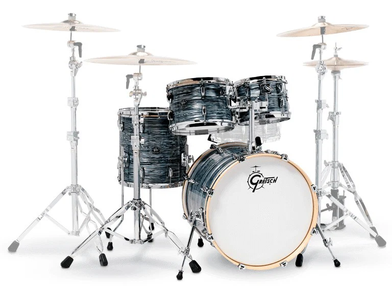 GRETSCH DRUM RN2E604 NEW RENOWN MAPLE 2016 SILVER OYSTER PEARL BATERIA ACUSTICA