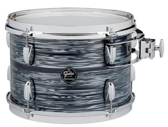 GRETSCH DRUM TOM TOM NEW RENOWN MAPLE TOM 12X8 SILVER OYSTER PEARL