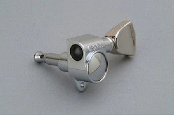 GROVER TK7901010 ROTOMATICS 3 X 3 METAL KEYSTONE BUTTONS CHROME WITH HARDWARE 14:1