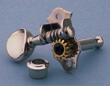 GROVER TK7908001 STA-TITE V98N 3 X 3 TUNING KEYS NICKEL 14:1 WITH SCREWS