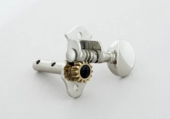 GROVER TK7909001 STA-TITE FOR SLOT-HEAD H98N 3 X 3 TUNING KEYS NICKEL 14:1