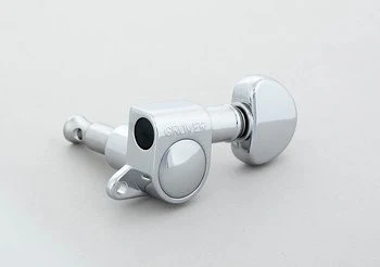 GROVER TK7921010 MINI ROTOMATICS 205C6 6-IN-LINE CHROME WITH HARDWARE 14:1