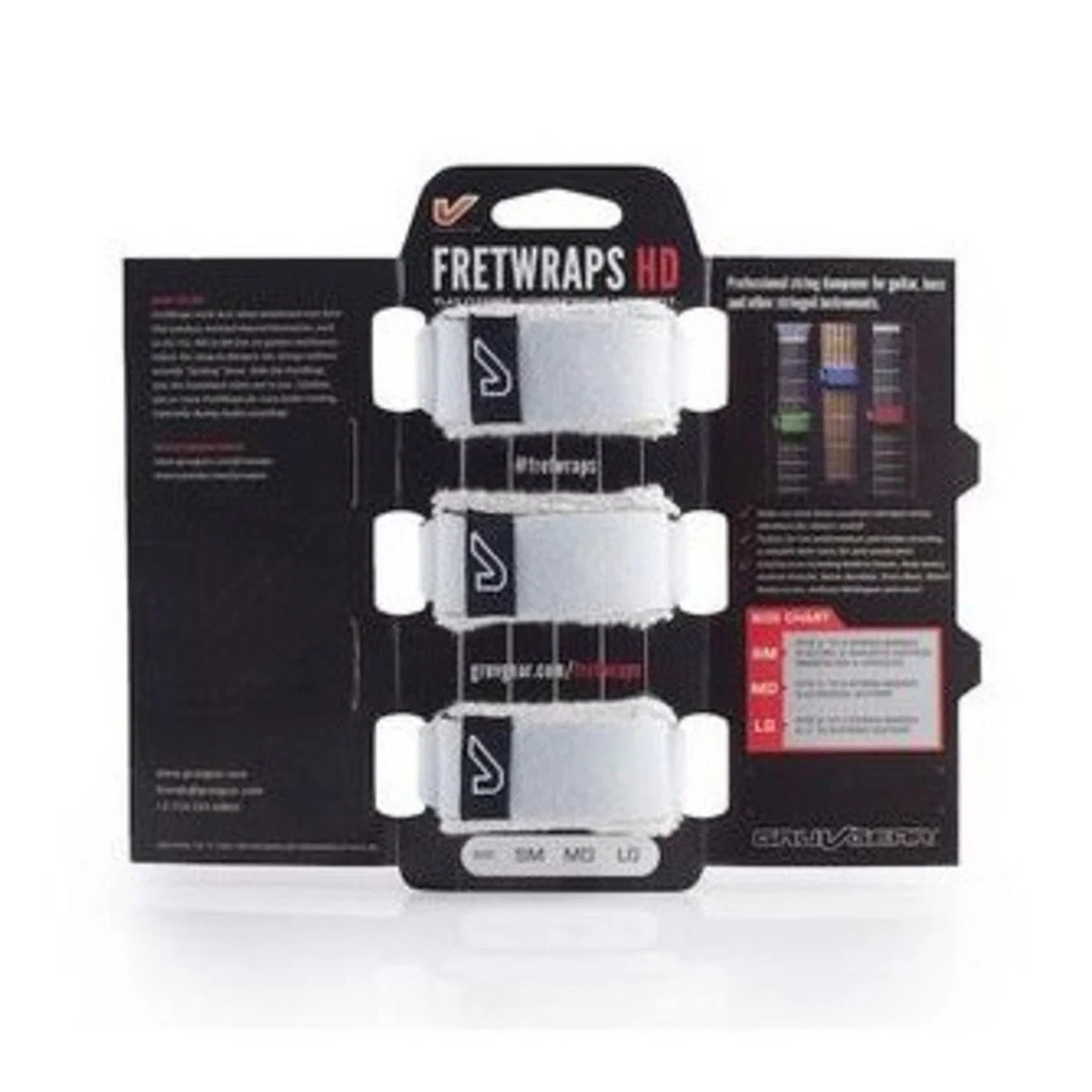 GRUV GEAR FW-3PK-WHT-MD PACK 3 FRETWRAPS HD STONE BLANCO MEDIANOS - Image 4