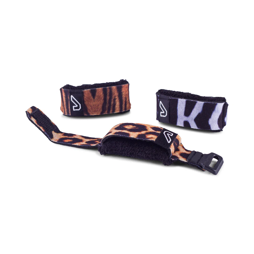 GRUV GEAR FW-3PK-WLD-MD PACK 3 FRETWRAPS WOOD SAFARI PRINTS MEDIANOS