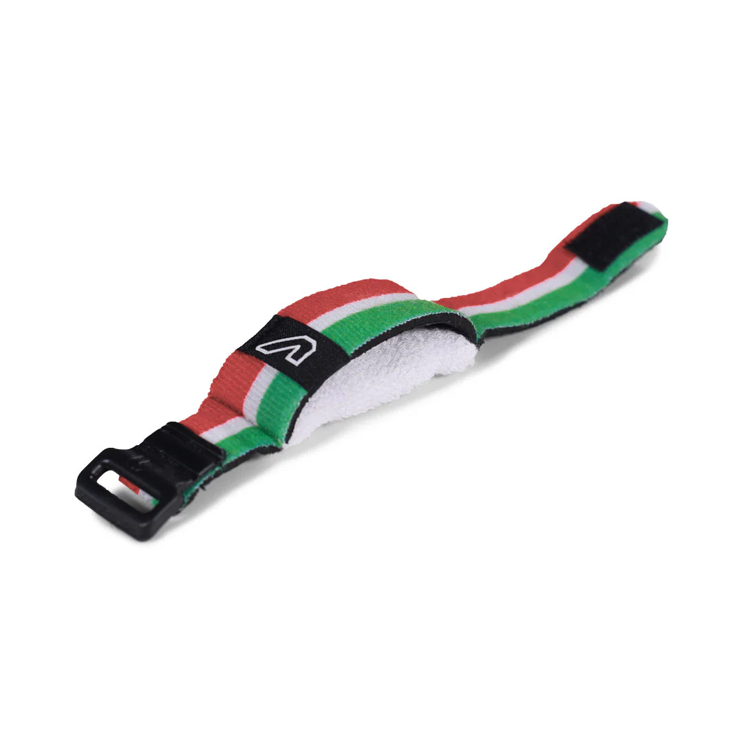 GRUV GEAR FW1-GWR-SM FRETWRAPS WORLD FLAGS VERDE BLANCO ROJO PEQUEÑO