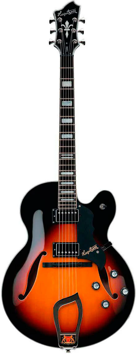 HAGSTROM HJ800 VSB SIGNATURE JIMMY DAQUISTO GUITARRA ELECTRICA VINTAGE SUNBURST