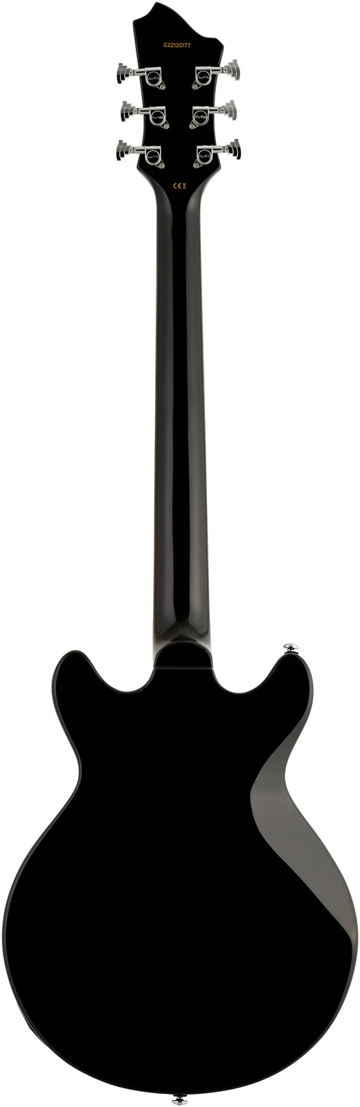 HAGSTROM MEGIN BLK GUITARRA ELECTRICA NEGRA - Image 2